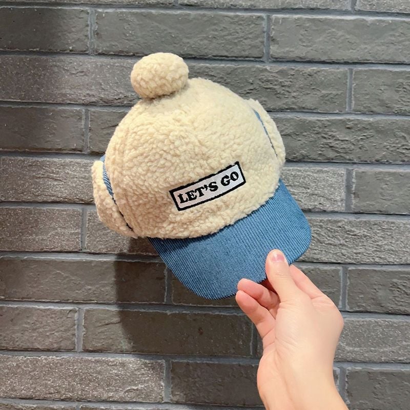 Bērnu ziemas cepure ar ausu aizsardzību, universāla, ar platām malām, silta un vēja izturīga