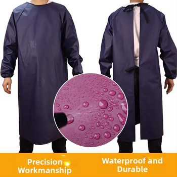 PVC priekšauts, ūdensdrošs un eļļas noturīgs, pret netīrumiem, piemērots darbnīcai un virtuvei