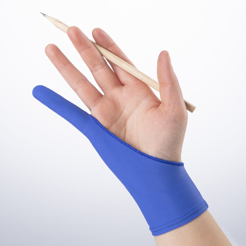 Zīmēšanas cimdi ar pusi pirksta — pret traipu, pret nolietojumu, pret svīšanu, pret netīrumiem; saglabā siltumu; piemēroti pavasarim