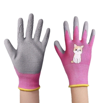 Vaikų apsauginės pirštinės lauko veikloms: neslystančios, atsparios vandeniui ir pjovimo atsparios, tinkamos žvejybai, sodininkystei ir stovyklavimui