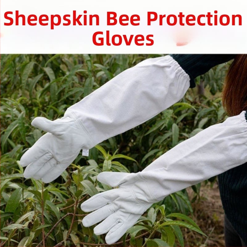 Avies odos bičių priežiūros pirštinės – anti įkandimų apsauga, saugus bičių valdymas, storesnė konstrukcija