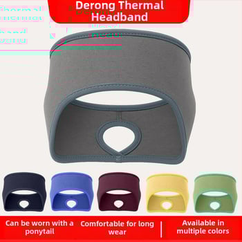 Ziemas skrējiena galvas lente – sporta stils; samta tekstūra; ādas draudzīga; silta; vēja aizsardzība ausīm