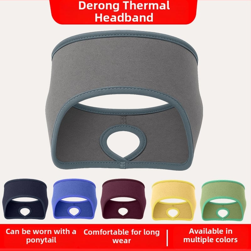 Ziemas skrējiena galvas lente – sporta stils; samta tekstūra; ādas draudzīga; silta; vēja aizsardzība ausīm