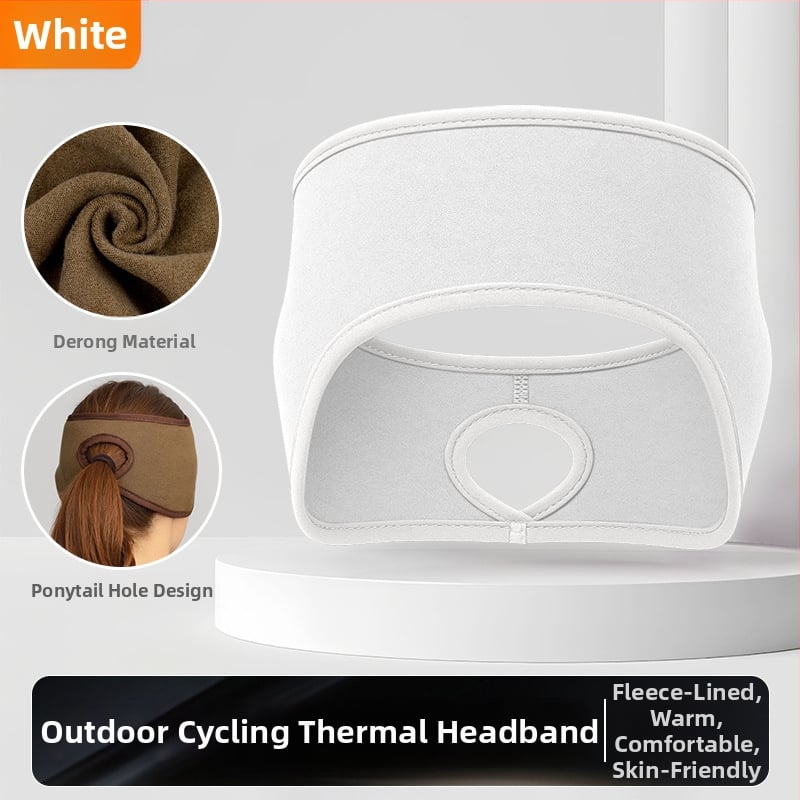 Ziemas skrējiena galvas lente – sporta stils; samta tekstūra; ādas draudzīga; silta; vēja aizsardzība ausīm