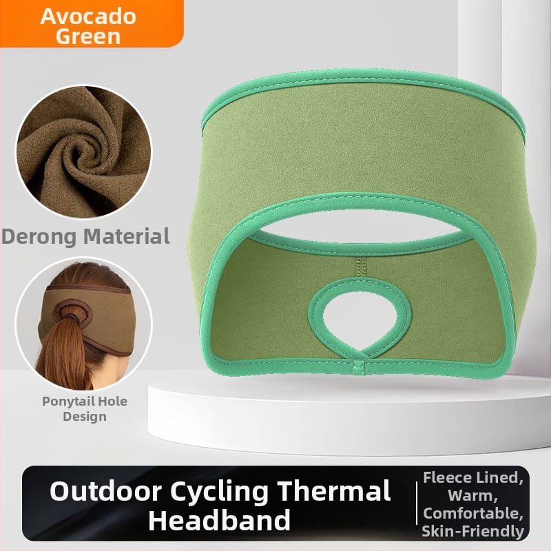 Ziemas skrējiena galvas lente – sporta stils; samta tekstūra; ādas draudzīga; silta; vēja aizsardzība ausīm