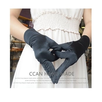 Сатенени ръкавици, дълги и къси, европейски и американски стил, за студийни фотосесии и декорация