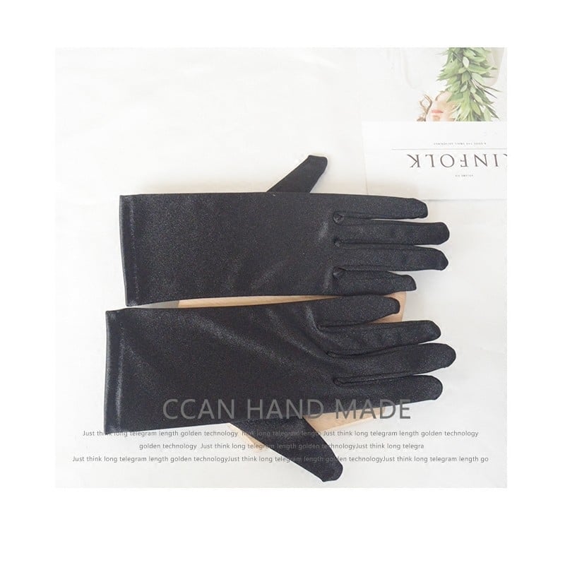 Сатенени ръкавици, дълги и къси, европейски и американски стил, за студийни фотосесии и декорация