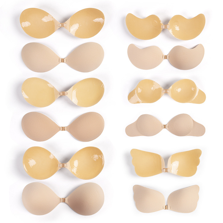 Nylon melltapasz, kerek kosár, mangó hálós anyag, légáteresztő, push-up, szárny dizájn