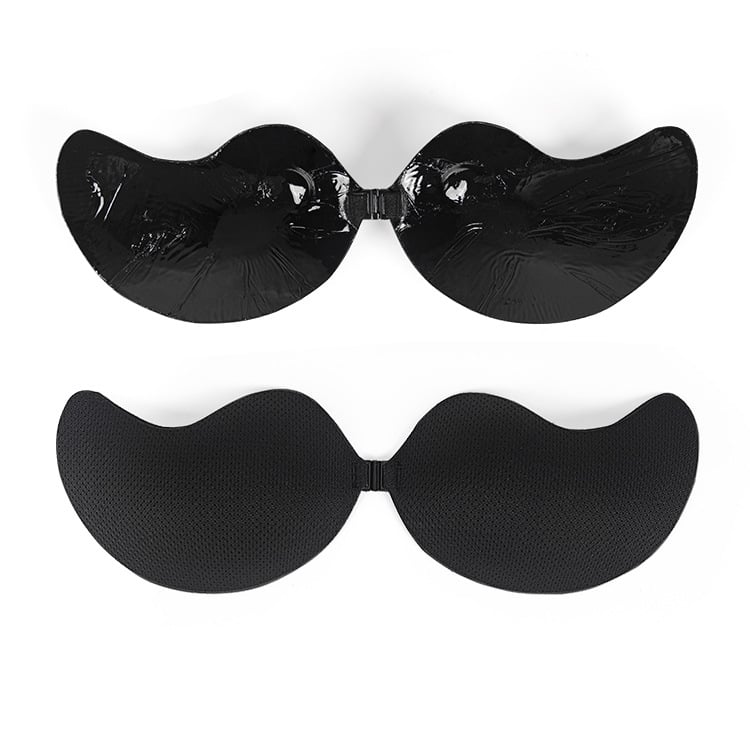 Nylon melltapasz, kerek kosár, mangó hálós anyag, légáteresztő, push-up, szárny dizájn