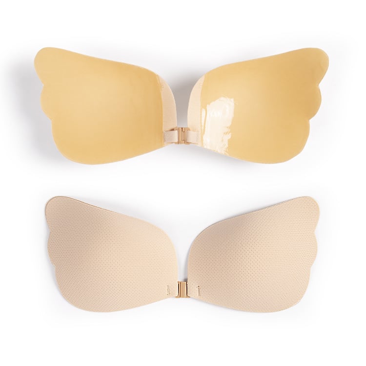 Nylon melltapasz, kerek kosár, mangó hálós anyag, légáteresztő, push-up, szárny dizájn