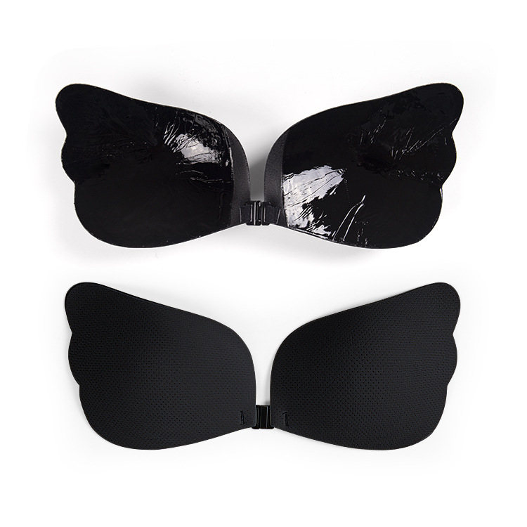 Nylon melltapasz, kerek kosár, mangó hálós anyag, légáteresztő, push-up, szárny dizájn