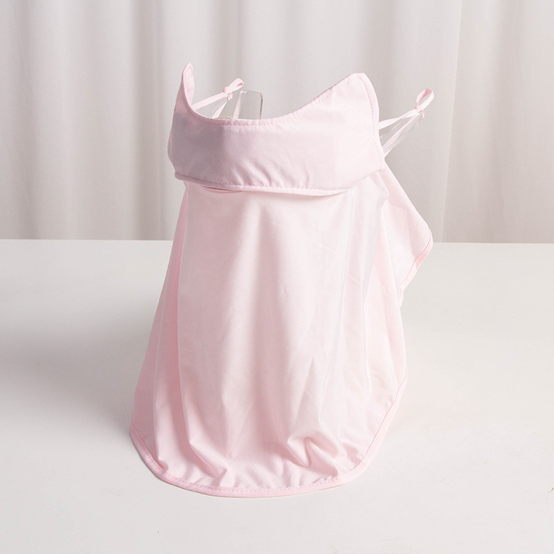 Maska za lice s UV zaštitom za žene, Ice Silk tkanina, najlon s do 10% spandeksa, korejskog stila poluzaštita za vanjsku vožnju biciklom