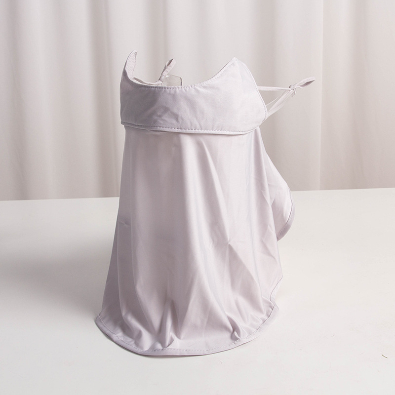 Maska za lice s UV zaštitom za žene, Ice Silk tkanina, najlon s do 10% spandeksa, korejskog stila poluzaštita za vanjsku vožnju biciklom