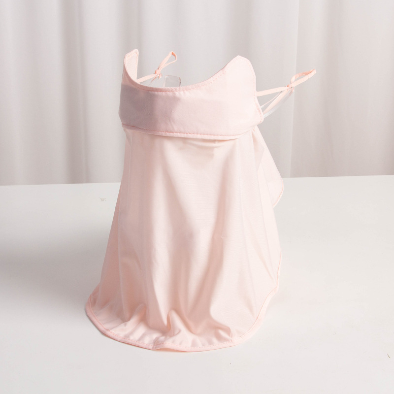 Maska za lice s UV zaštitom za žene, Ice Silk tkanina, najlon s do 10% spandeksa, korejskog stila poluzaštita za vanjsku vožnju biciklom