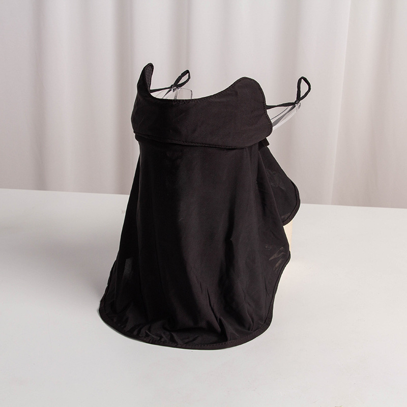 Maska za lice s UV zaštitom za žene, Ice Silk tkanina, najlon s do 10% spandeksa, korejskog stila poluzaštita za vanjsku vožnju biciklom