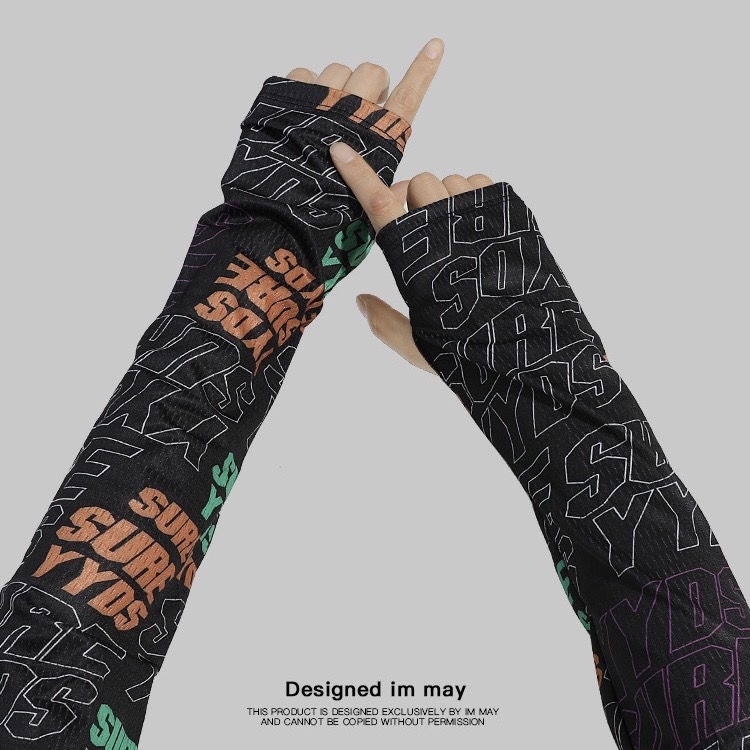 Ljetna maska za lice za biciklizam s UV zaštitom, Ice Silk materijal, street/hip-hop stil, polupokriven dizajn