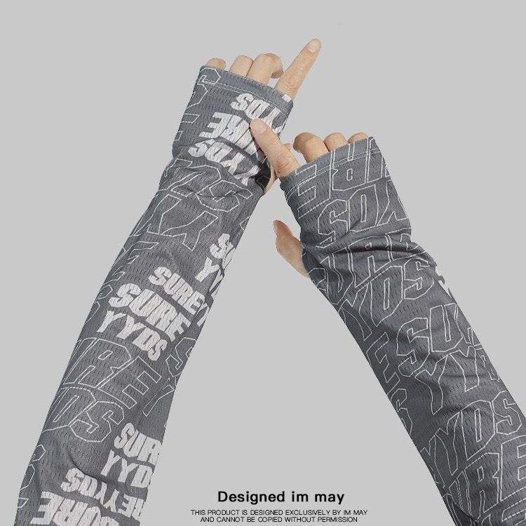 Ljetna maska za lice za biciklizam s UV zaštitom, Ice Silk materijal, street/hip-hop stil, polupokriven dizajn