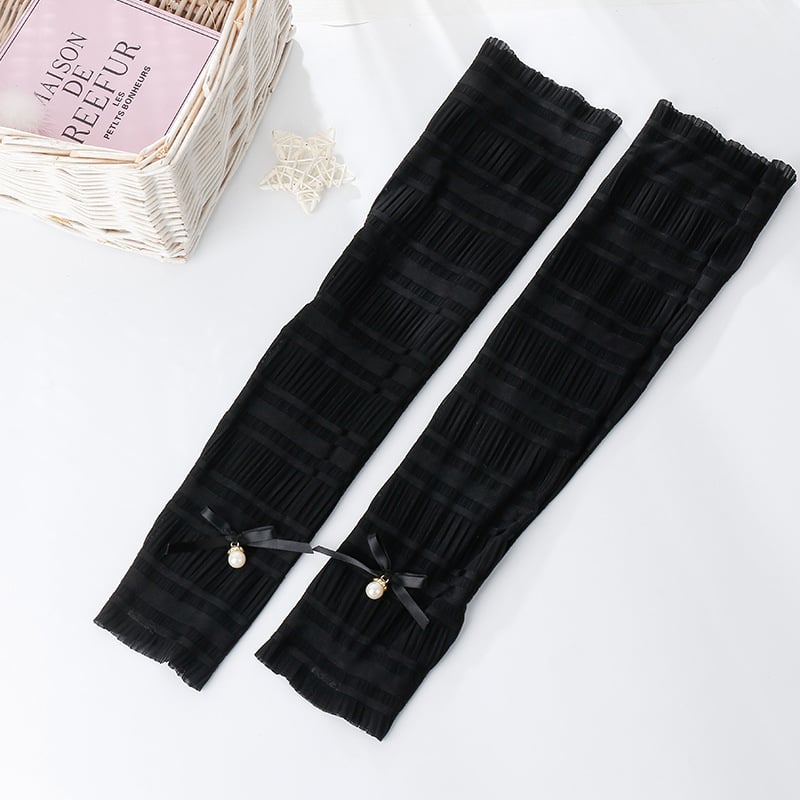 Ice Silk дантелени слънцезащитни ръкавели за жени – за каране на открито