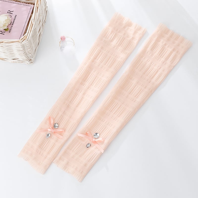 Ice Silk дантелени слънцезащитни ръкавели за жени – за каране на открито