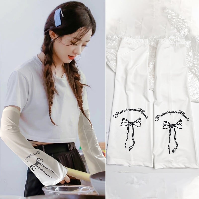 Жени: UV защита ръкави Ice-Silk за лято, свободен модел за шофиране, плат полиестер (>96% съдържание), лято 2024