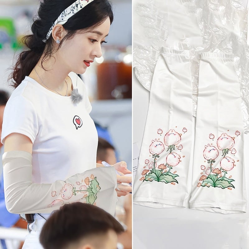 Жени: UV защита ръкави Ice-Silk за лято, свободен модел за шофиране, плат полиестер (>96% съдържание), лято 2024