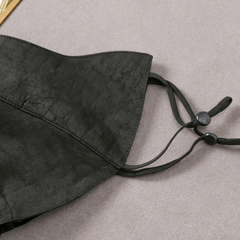 Zīda sejas vāls ar ausu piestiprināšanu, saules aizsardzība, logotipa pielāgošana