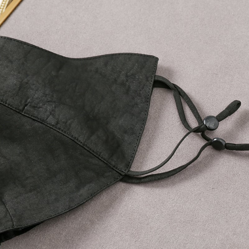 Zīda sejas vāls ar ausu piestiprināšanu, saules aizsardzība, logotipa pielāgošana