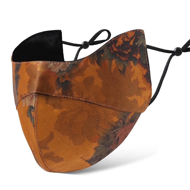 Zīda sejas vāls ar ausu piestiprināšanu, saules aizsardzība, logotipa pielāgošana