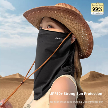 Nylon sejas maska ar pilnu UV aizsardzību riteņbraukšanai un kalnu pārgājieniem — 71–80% neilona