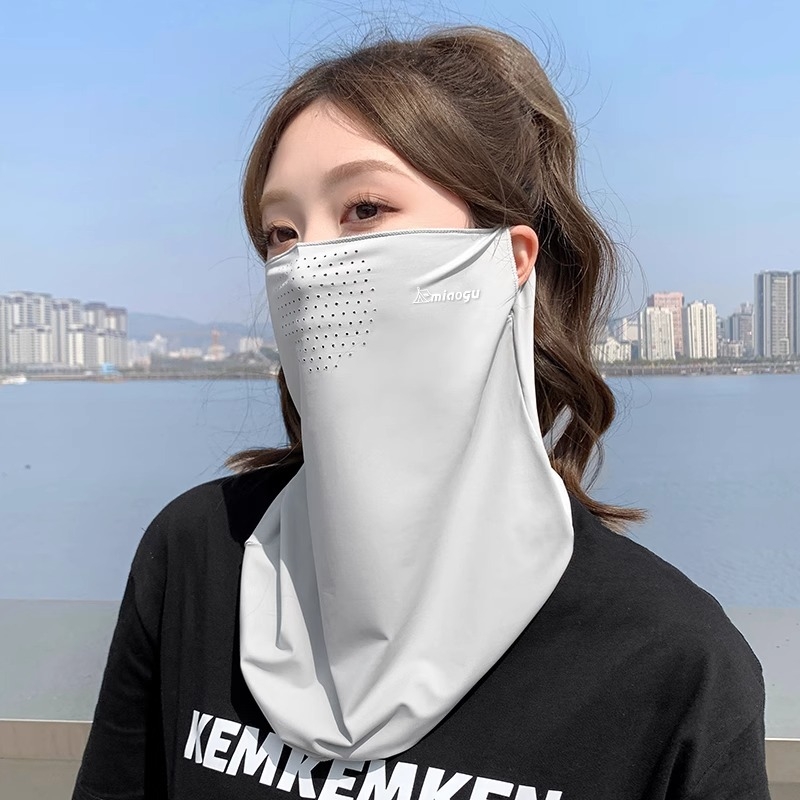 Nylon sejas maska ar pilnu UV aizsardzību riteņbraukšanai un kalnu pārgājieniem — 71–80% neilona