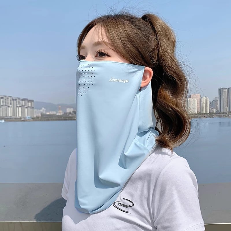 Nylon sejas maska ar pilnu UV aizsardzību riteņbraukšanai un kalnu pārgājieniem — 71–80% neilona