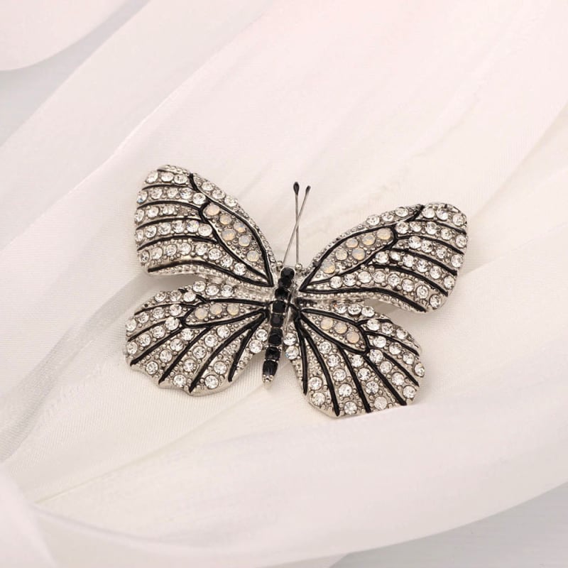 Ženska broš s elefantom od kristala, originalni dizajn, elektroplatinirani završetak