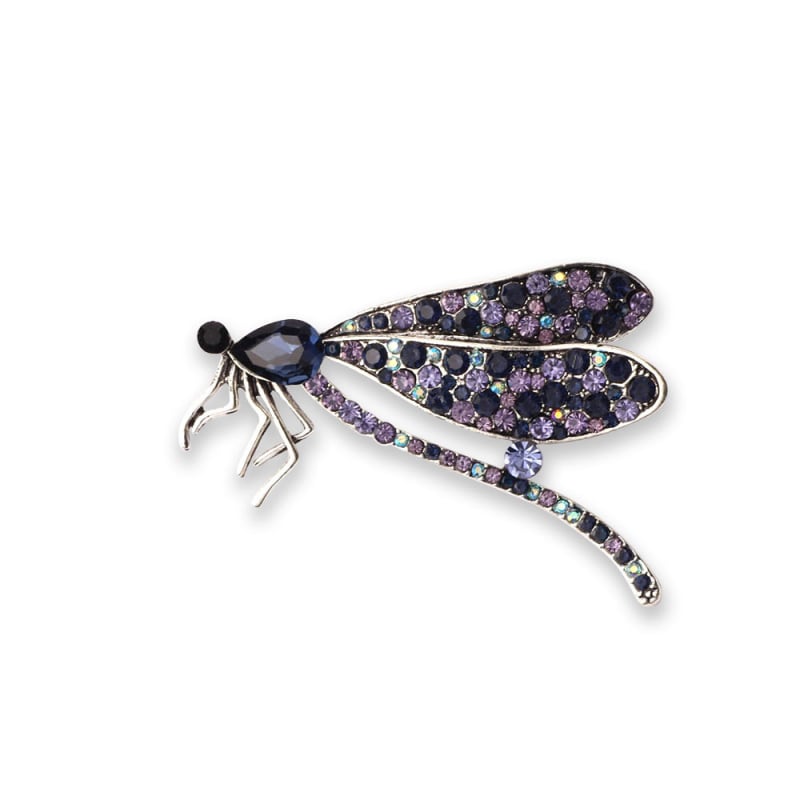 Ženska broš s elefantom od kristala, originalni dizajn, elektroplatinirani završetak