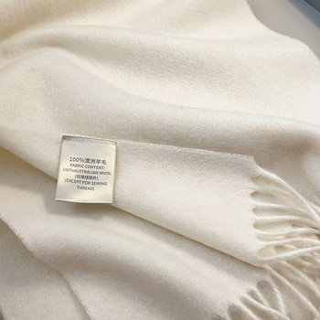 Šal od 100% vune, warp pletenje, zadržava toplinu, zima, produžena duljina sa resicama