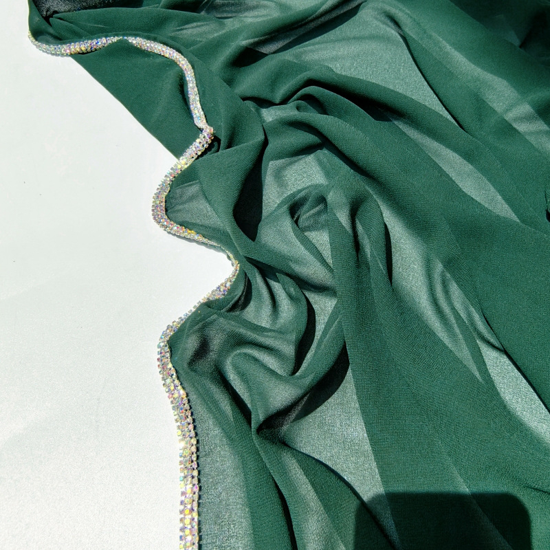 Sieviešu šifona galvas šalle saules aizsardzībai, ķēdes raksts, drukāts dekoratīvs aksesuārs, pielāgojams