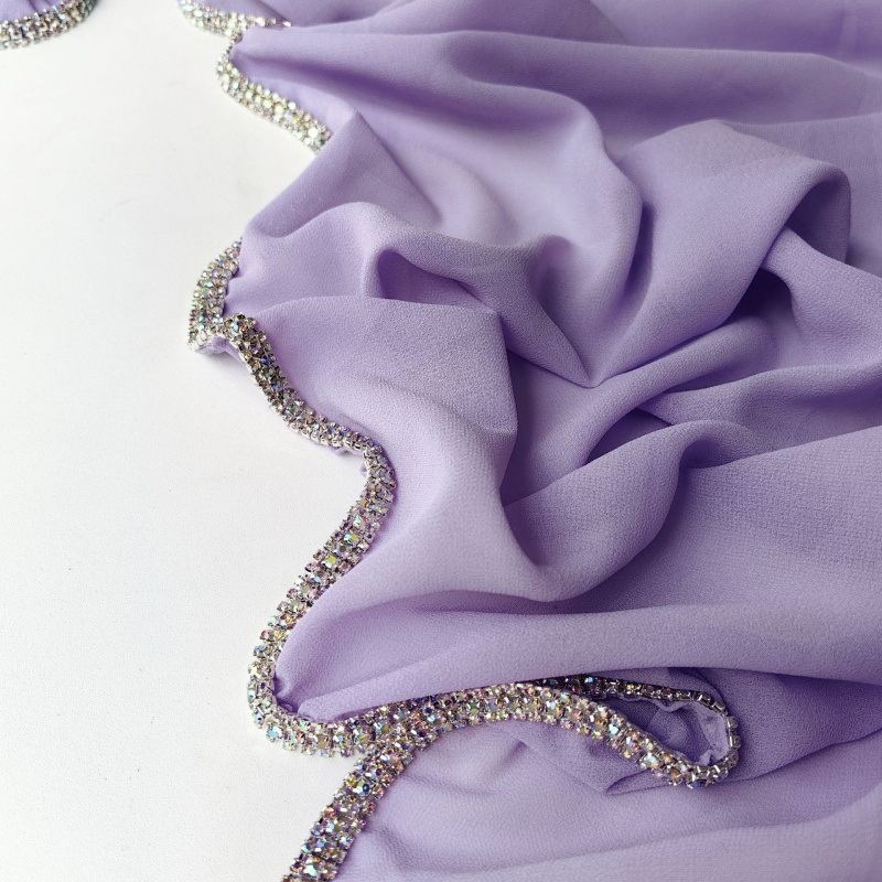 Sieviešu šifona galvas šalle saules aizsardzībai, ķēdes raksts, drukāts dekoratīvs aksesuārs, pielāgojams