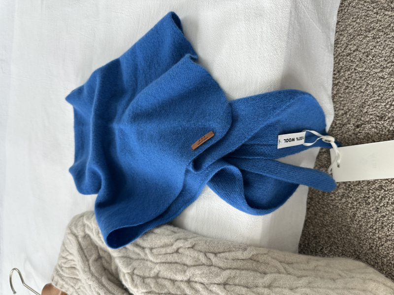 Šal od 100% vune, korejskog stila pleteni, ravno tkanje, monohromatski uzorak, zadržava toplinu