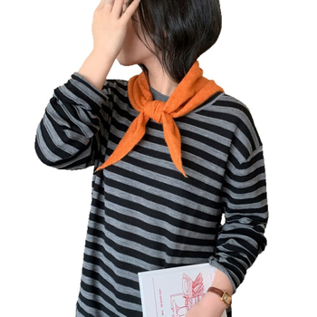 Unisex trokutasti pleteni šal – svestran, warp pletenje, jednofarbeni uzorak, održava toplinu