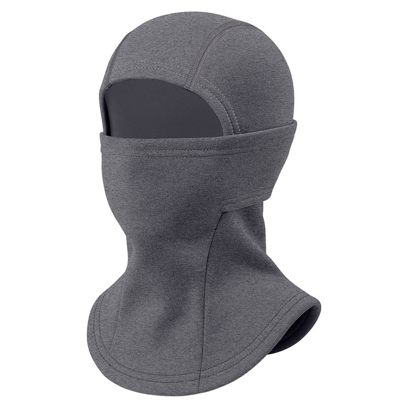 Unisex žieminė daugiafunkcinė slidinėjimo kaukė su Derong poliesteriu ir 11–20% elastano, greitas džiūvimas, kvėpuojanti, vėjo atspari, išlaiko šilumą, integruota kaklo apsauga