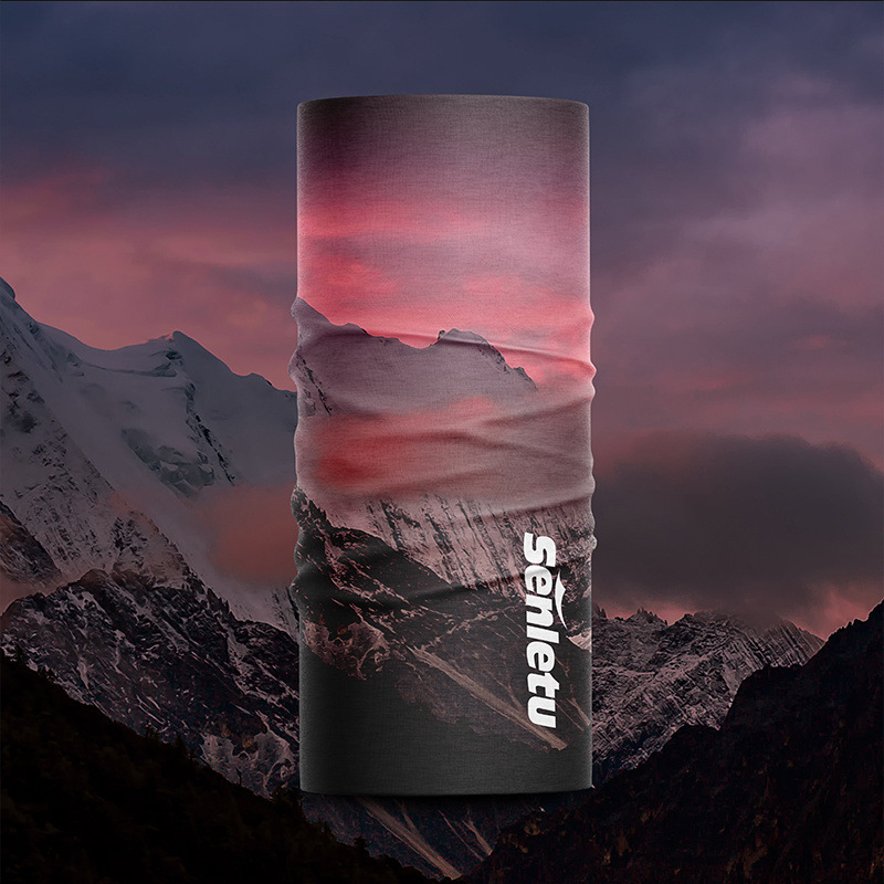 Ice Silk Magic Scarf – Pilnas sejas UV aizsargmaska ārējām aktivitātēm (zveja, izjādes), raksts: saplēstie ziedi