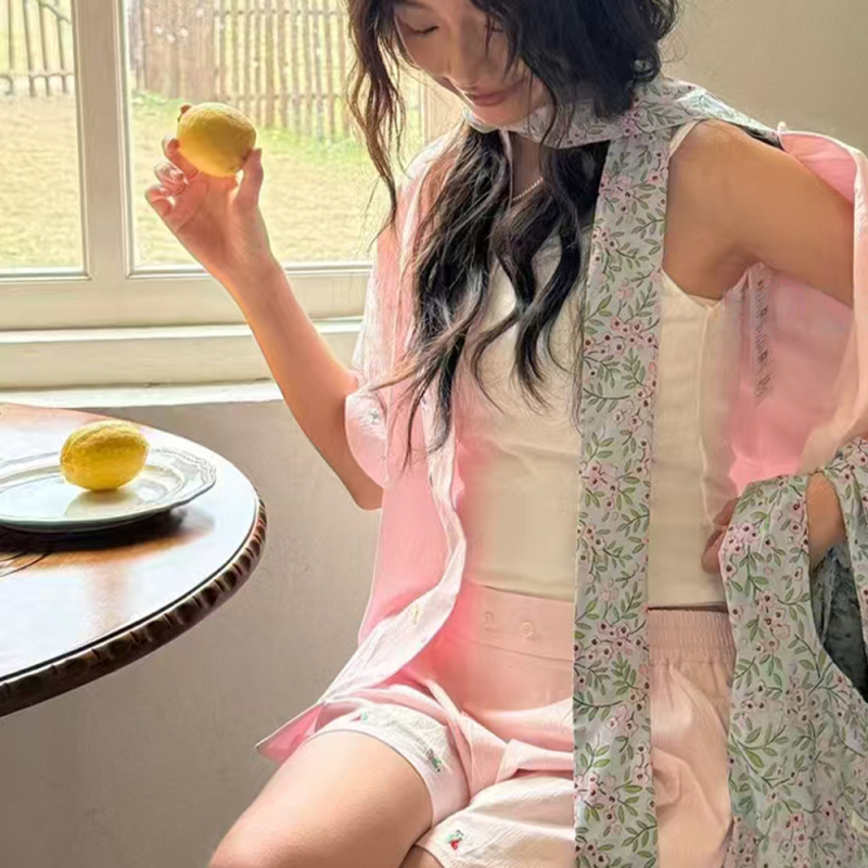 Dugi pamučni šal s uskom trakom, otisnuti uzorak, ljeto, porijeklo Shaoxing, brend Trust and