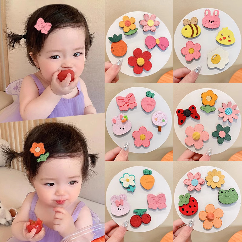 Spona za kosu za djecu - Tkanina, crtani stil, ručno izrađeno