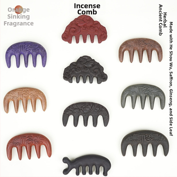 Augu izcelsmes ķemme Polygonum multiflorum, Unisex, daļēji rokas darbs un daļēji mehāniska apstrāde, atsevišķs iepakojums