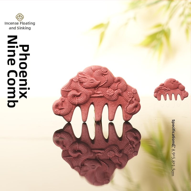 Augu izcelsmes ķemme Polygonum multiflorum, Unisex, daļēji rokas darbs un daļēji mehāniska apstrāde, atsevišķs iepakojums