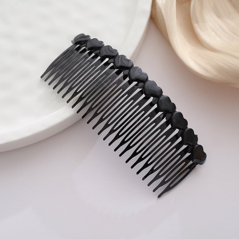 Plastmasas matu ķemme ar 24 zobiem, mašīnas stila dizains, cepšanas lakas pārklājums, iespējama pielāgošana