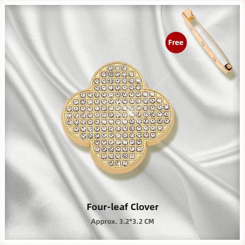 Šalles sprādze un poga ar ziedu motīvu, sakausējums, zeltījums, pielāgojams