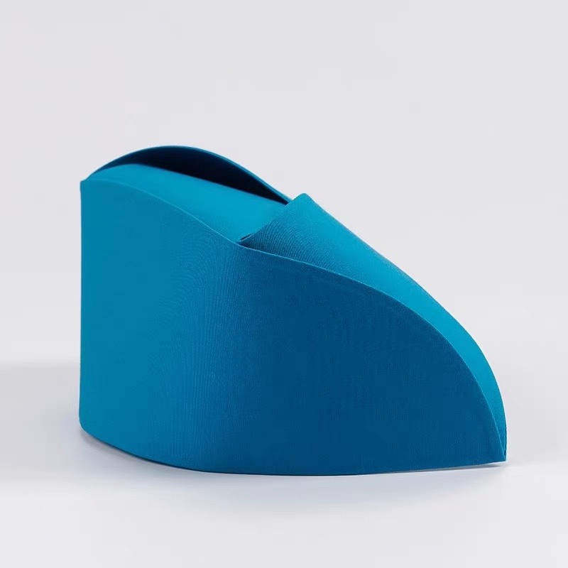 Māsu cepure ar biezu dubultu iekšējo odē, kokvilna, vienkrāsains raksts, twill audums, visu sezonu lietošanai