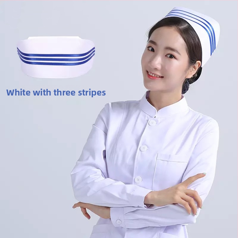 Māsu cepure ar biezu dubultu iekšējo odē, kokvilna, vienkrāsains raksts, twill audums, visu sezonu lietošanai