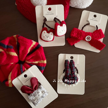 Matu gumija ar loku, audums, rokdarbs, Korejas stils, augsta elastība, ziema 2025