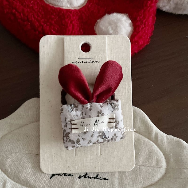 Matu gumija ar loku, audums, rokdarbs, Korejas stils, augsta elastība, ziema 2025